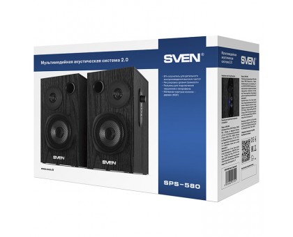 Колонки 2.0 SVEN SPS-580 black