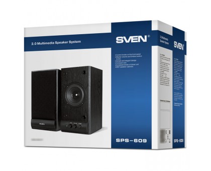 Колонки 2.0 SVEN SPS-609 чорні Колонки 2.0 SVEN SPS-609 чорні