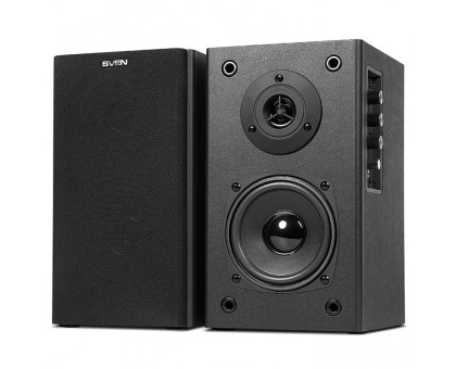 Колонки 2.0 SVEN SPS-611S чорна шкіра уцінка Колонки 2.0 SVEN SPS-611S чорна шкіра уцінка
