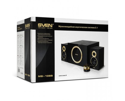 Колонки 2.1 SVEN MS-1086 (MS-1085 GOLD) Колонки 2.1 SVEN MS-1086 (MS-1085 GOLD)