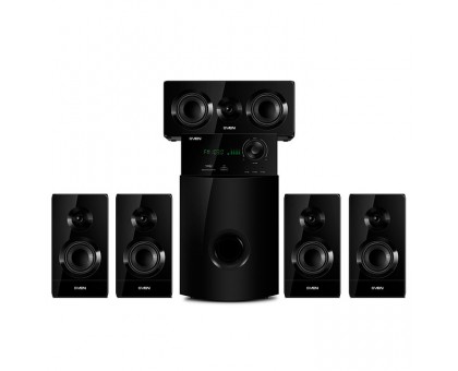Колонки 5.1 SVEN HT-210 (120Вт) оптика, коаксиал, Bluetooth, годинник, ду (УЦІНКА) Колонки 5.1 SVEN HT-210 (120Вт) оптика, коаксиал, Bluetooth, годинник, ду (УЦІНКА)