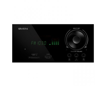 Колонки 5.1 SVEN HT-210 (120Вт) оптика, коаксиал, Bluetooth, годинник, ду (УЦІНКА) Колонки 5.1 SVEN HT-210 (120Вт) оптика, коаксиал, Bluetooth, годинник, ду (УЦІНКА)