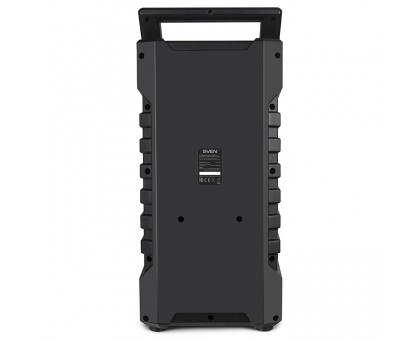 Колонка SVEN PS-435 Black (20W, TWS, Bluetooth, FM, USB, microSD, LED-display, RC, 2x2000mA*h)