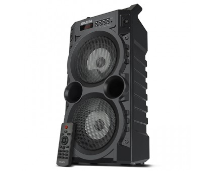 Колонка SVEN PS-440 Black (20W, TWS, Bluetooth, FM, USB, microSD, LED-display, RC, 2x2000mA*h) Колонка SVEN PS-440 Black (20W, TWS, Bluetooth, FM, USB, microSD, LED-display, RC, 2x2000mA*h)