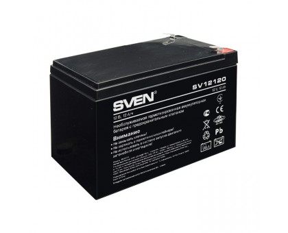 Акумуляторна батарея SVEN SV12120 (12V 12Ah) Акумуляторна батарея SVEN SV12120 (12V 12Ah)