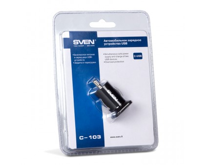 Зарядное устройство SVEN C-103 USB Car Charger Зарядное устройство SVEN C-103 USB Car Charger