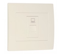 Розетка SVEN SE-128 комп'ютерна RJ45 кремова