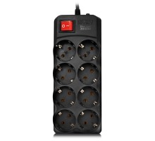 Фільтр-подовжувач SVEN SF-08-16 8 розеток 3,0 м чорний