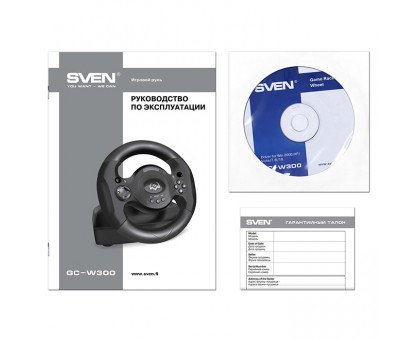 Кермо SVEN GC-W300 з педалями Кермо SVEN GC-W300 з педалями