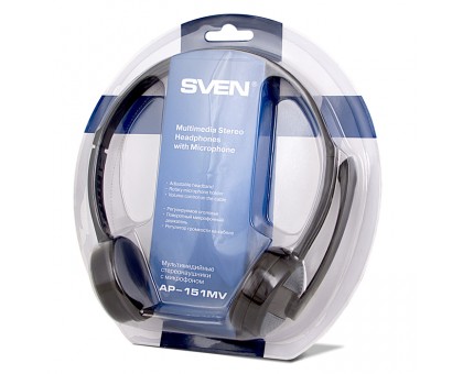 Навушники SVEN AP-151MV з мікрофоном 4pin Навушники SVEN AP-151MV з мікрофоном 4pin