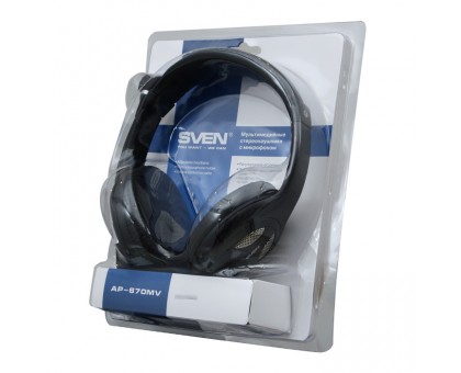 Навушники SVEN AP-670MV з мікрофоном чорні Навушники SVEN AP-670MV з мікрофоном чорні