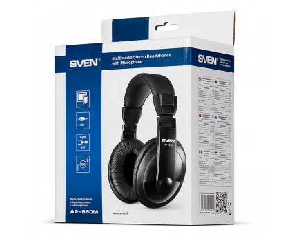 Навушники SVEN AP-860M з мікрофоном 4pin Навушники SVEN AP-860M з мікрофоном 4pin