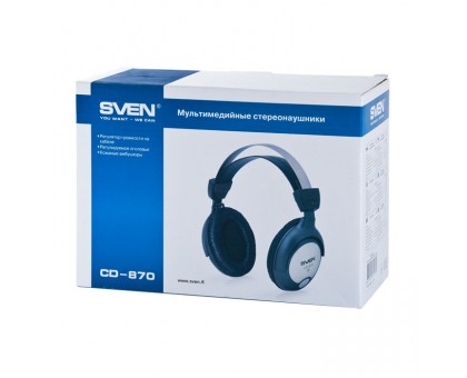Навушники SVEN CD-870 (УЦІНКА) купити в магазині SVEN Shop Навушники SVEN CD-870 (УЦІНКА) купити в магазині SVEN Shop