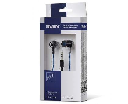 Навушники SVEN E-106 black-blue