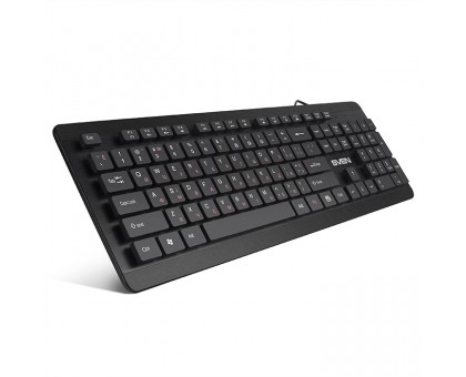 Клавіатура SVEN KB-E5700H (з 2 USB портами) чорна Клавіатура SVEN KB-E5700H (з 2 USB портами) чорна