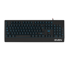 Клавіатура SVEN KB-G8300 ігрова з підсвічуванням чорна