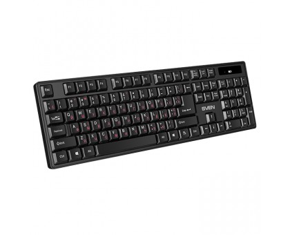 Клавіатура SVEN KB-C2100W беспровідна чорна