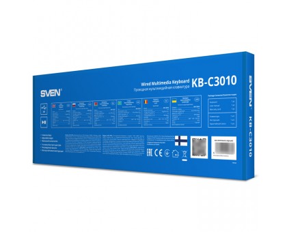 Клавіатура SVEN KB-C3010 USB чорна