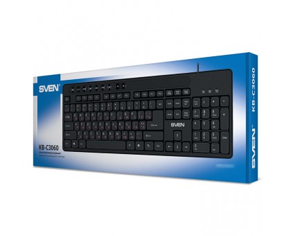 Клавіатура SVEN KB-C3060 USB чорна Клавіатура SVEN KB-C3060 USB чорна