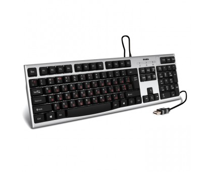 Клавіатура SVEN KB-S300 USB чорна Клавіатура SVEN KB-S300 USB чорна