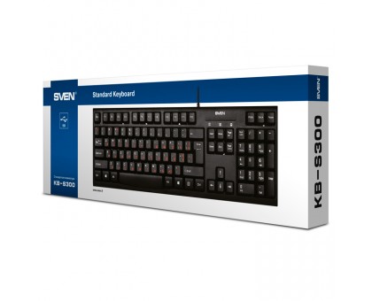 Клавіатура SVEN KB-S300 USB біла Клавіатура SVEN KB-S300 USB біла
