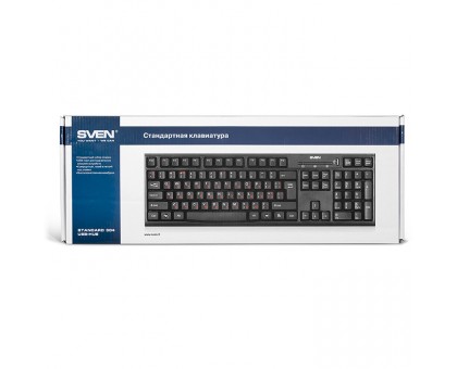 Клавіатура SVEN Standard 304 USB+HUB чорна