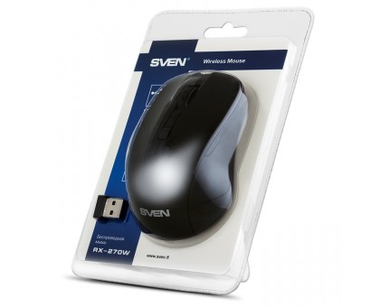 Мишка SVEN RX-270W чорна бездротова Мишка SVEN RX-270W чорна бездротова