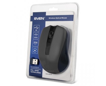 Мишка SVEN RX-345 Wireless сіра бездротова Мишка SVEN RX-345 Wireless сіра бездротова