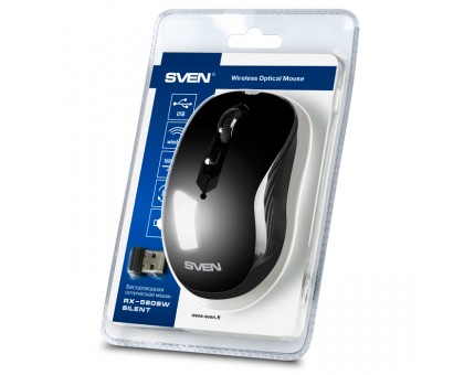 Мишка SVEN RX-560SW чорна бездротова тиха Мишка SVEN RX-560SW чорна бездротова тиха