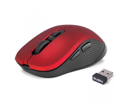 Мишка SVEN RX-560SW червона бездротова тиха Мишка SVEN RX-560SW червона бездротова тиха