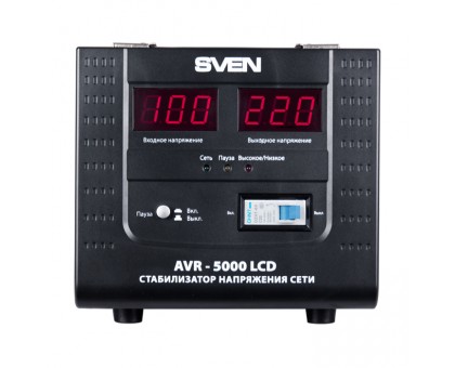 Стабилизатор напряжения SVEN AVR-5000 LCD Стабилизатор напряжения SVEN AVR-5000 LCD