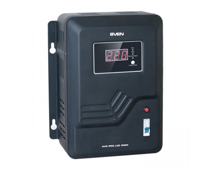 Стабилизатор напряжения SVEN AVR PRO-5000 LCD Стабилизатор напряжения SVEN AVR PRO-5000 LCD