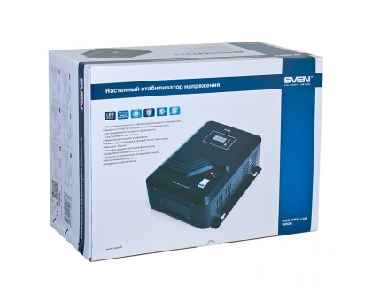 Стабилизатор напряжения SVEN AVR PRO-5000 LCD Стабилизатор напряжения SVEN AVR PRO-5000 LCD
