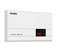 Стабилизатор напряжения SVEN AVR SLIM-1000 LCD