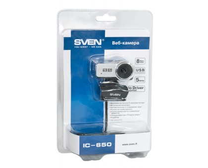 Веб-камера SVEN IC-650 з мікрофоном Веб-камера SVEN IC-650 з мікрофоном