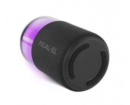 Колонка REAL-EL X-705 BLACK (5Вт, Bluetooth, USB, RGB, TWS, Type C, 1800мА*год) Колонка REAL-EL X-705 BLACK (5Вт, Bluetooth, USB, RGB, TWS, Type C, 1800мА*год)