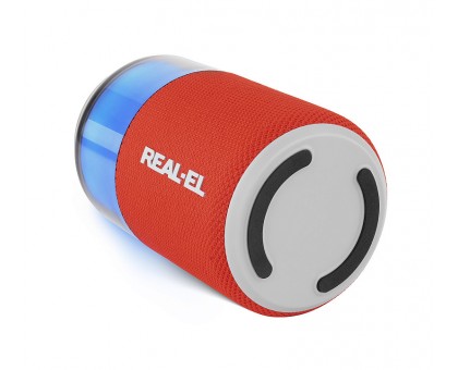 Колонка REAL-EL X-705 RED (5Вт, Bluetooth, USB, RGB, TWS, Type C, 1800мА*год) Колонка REAL-EL X-705 RED (5Вт, Bluetooth, USB, RGB, TWS, Type C, 1800мА*год)