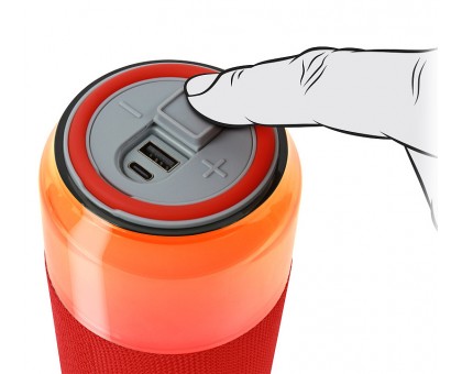 Колонка REAL-EL X-705 RED (5Вт, Bluetooth, USB, RGB, TWS, Type C, 1800мА*год) Колонка REAL-EL X-705 RED (5Вт, Bluetooth, USB, RGB, TWS, Type C, 1800мА*год)