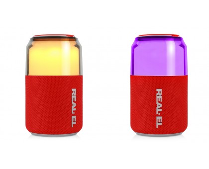 Колонка REAL-EL X-705 RED (5Вт, Bluetooth, USB, RGB, TWS, Type C, 1800мА*год) Колонка REAL-EL X-705 RED (5Вт, Bluetooth, USB, RGB, TWS, Type C, 1800мА*год)