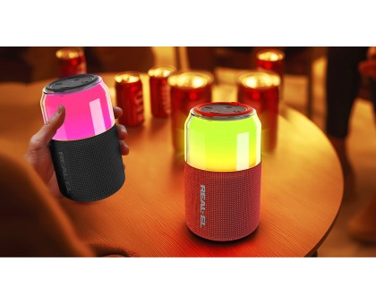 Колонка REAL-EL X-705 RED (5Вт, Bluetooth, USB, RGB, TWS, Type C, 1800мА*год) Колонка REAL-EL X-705 RED (5Вт, Bluetooth, USB, RGB, TWS, Type C, 1800мА*год)