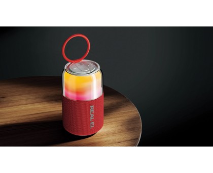 Колонка REAL-EL X-705 RED (5Вт, Bluetooth, USB, RGB, TWS, Type C, 1800мА*год) Колонка REAL-EL X-705 RED (5Вт, Bluetooth, USB, RGB, TWS, Type C, 1800мА*год)