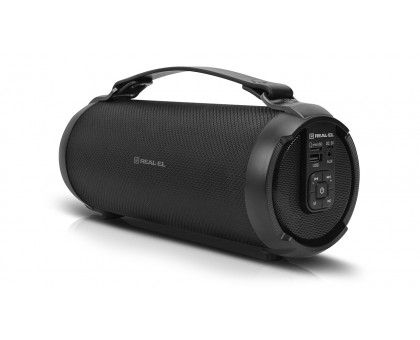 Колонка REAL-EL X-707 Black УЦІНКА (8Вт, Bluetooth, USB, AUX, microSD,1500мА*год)
