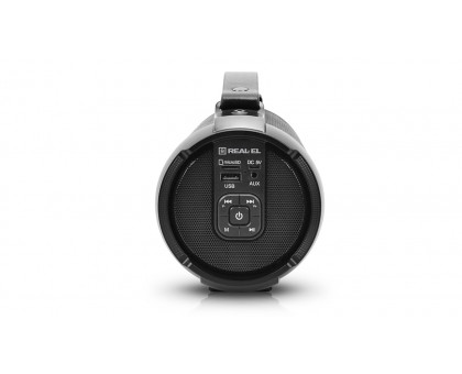 Колонка REAL-EL X-707 Black УЦІНКА (8Вт, Bluetooth, USB, AUX, microSD,1500мА*год)
