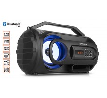 Колонка REAL-EL X-710 Black (bluetooth, підсвічування, TWS, USB, Micro SD)