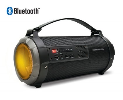 Колонка REAL-EL X-720 Black (bluetooth, підсвічування) Колонка REAL-EL X-720 Black (bluetooth, підсвічування)