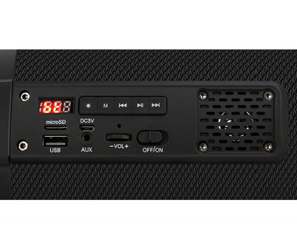 Колонка REAL-EL X-720 Black (bluetooth, підсвічування) Колонка REAL-EL X-720 Black (bluetooth, підсвічування)