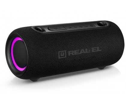 Колонка REAL-EL X-725 Black (15Вт, Bluetooth, USB, RGB, TWS, Type C, 3600мА*год) Колонка REAL-EL X-725 Black (15Вт, Bluetooth, USB, RGB, TWS, Type C, 3600мА*год)
