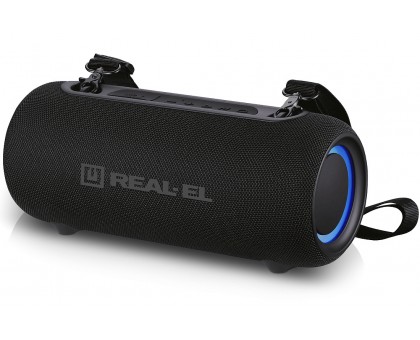 Колонка REAL-EL X-725 Black (15Вт, Bluetooth, USB, RGB, TWS, Type C, 3600мА*год) Колонка REAL-EL X-725 Black (15Вт, Bluetooth, USB, RGB, TWS, Type C, 3600мА*год)