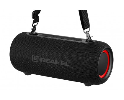 Колонка REAL-EL X-725 Black (15Вт, Bluetooth, USB, RGB, TWS, Type C, 3600мА*год) Колонка REAL-EL X-725 Black (15Вт, Bluetooth, USB, RGB, TWS, Type C, 3600мА*год)