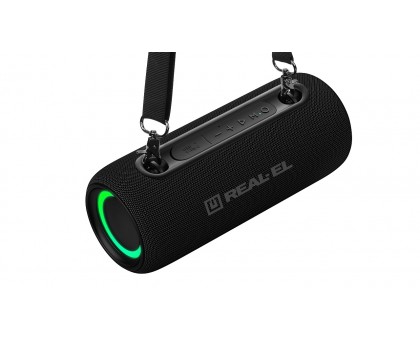 Колонка REAL-EL X-725 Black (15Вт, Bluetooth, USB, RGB, TWS, Type C, 3600мА*год) Колонка REAL-EL X-725 Black (15Вт, Bluetooth, USB, RGB, TWS, Type C, 3600мА*год)